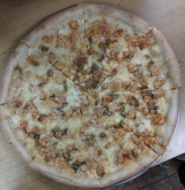 Chicken Cacciatore Pizza.