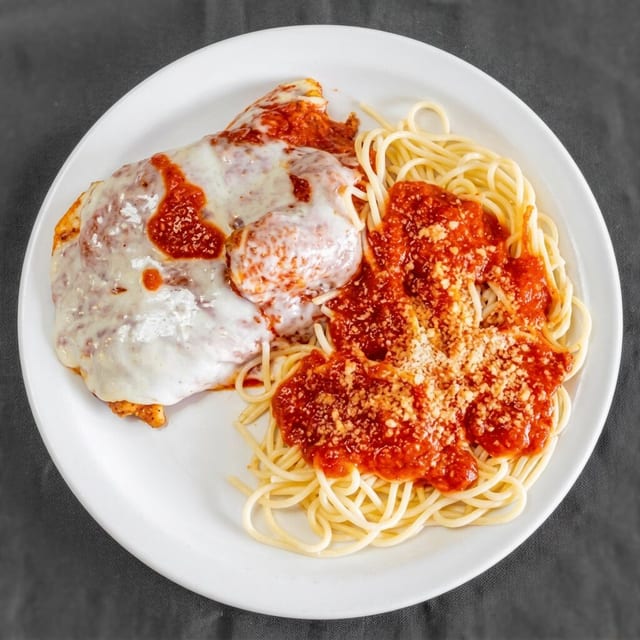 Chicken Parmigiana.