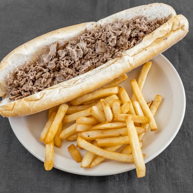 Cheesesteak Sandwich.