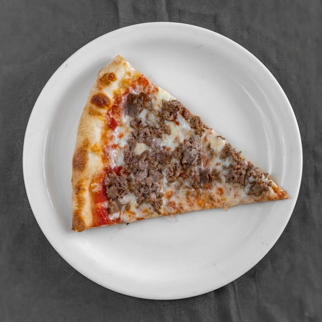 Cheesesteak Sicilian Pizza.