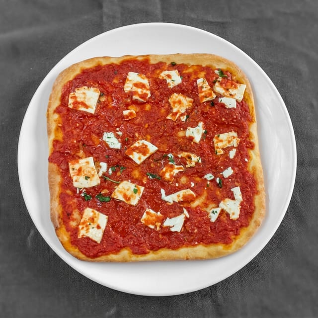 Margherita Sicilian Pizza.