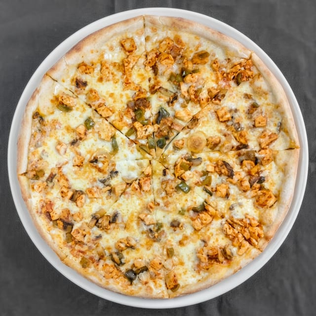 Chicken Cacciatore Pizza.