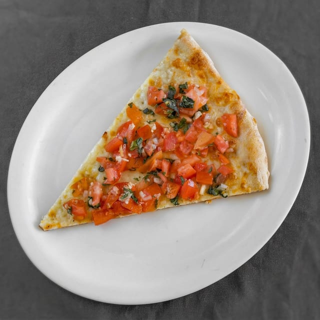 Bruschetta Sicilian Pizza.